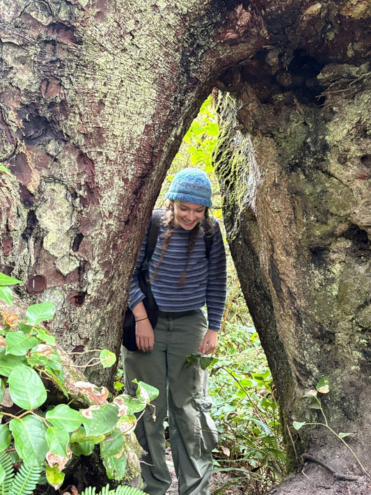 Photo of Molly Akerman in the woods